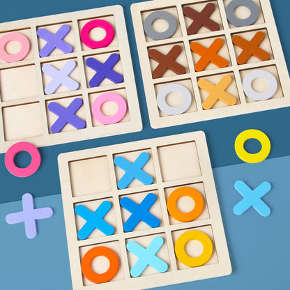 Wooden tic-tac-toe Toy Gift