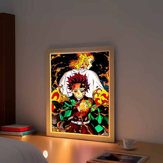 Anime Light Painting Moon Lamp