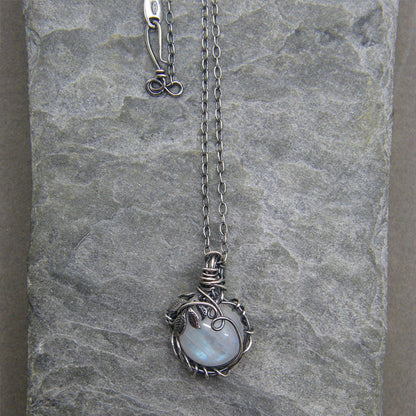 Moonstone necklace pendant