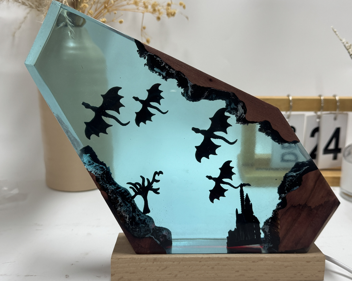 3D Dragon Desk Lamp