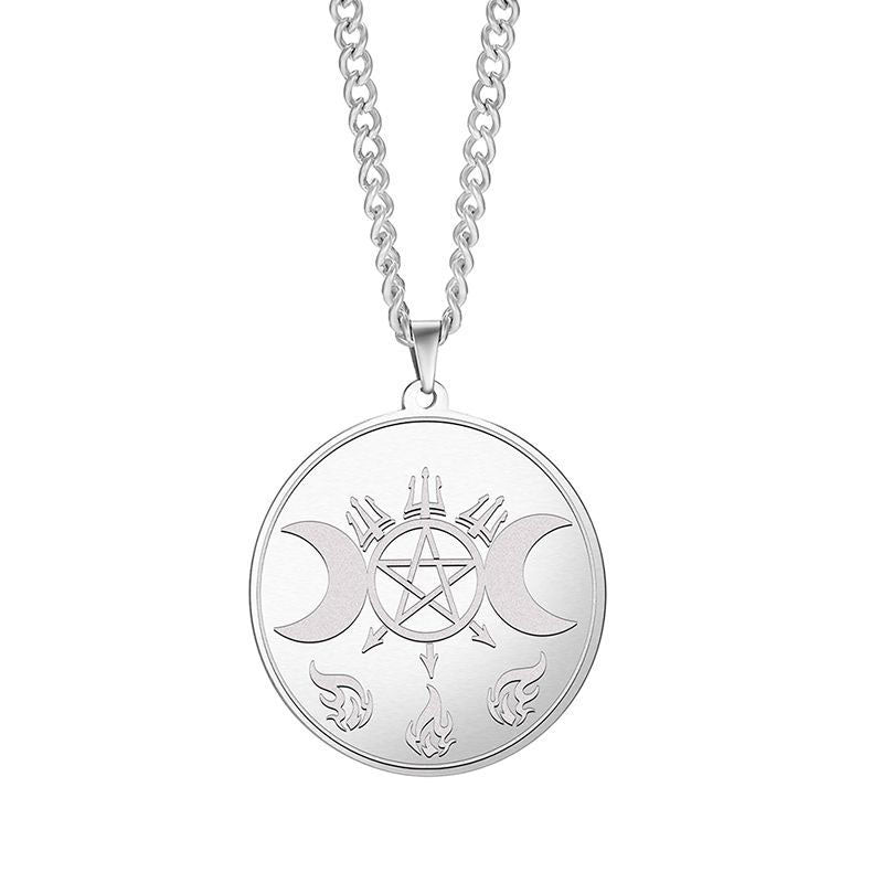 New Ancient Symbol Stainless Steel Necklace
