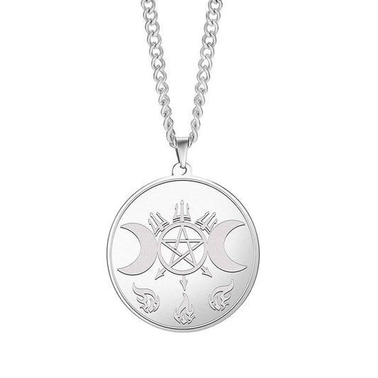 New Ancient Symbol Stainless Steel Necklace