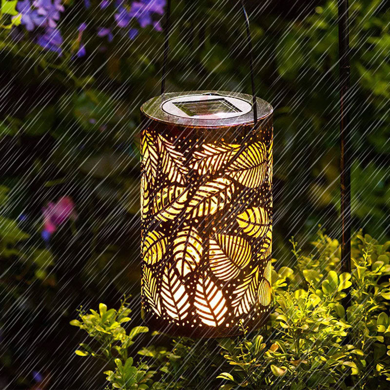 Solar Garden Lights with Colorful Sunflower Pattern