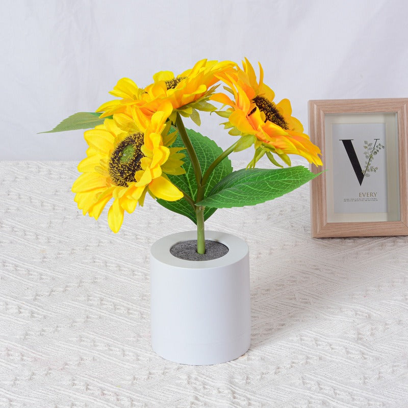 Rechargeable Sunflower LED Simulation Night Light
