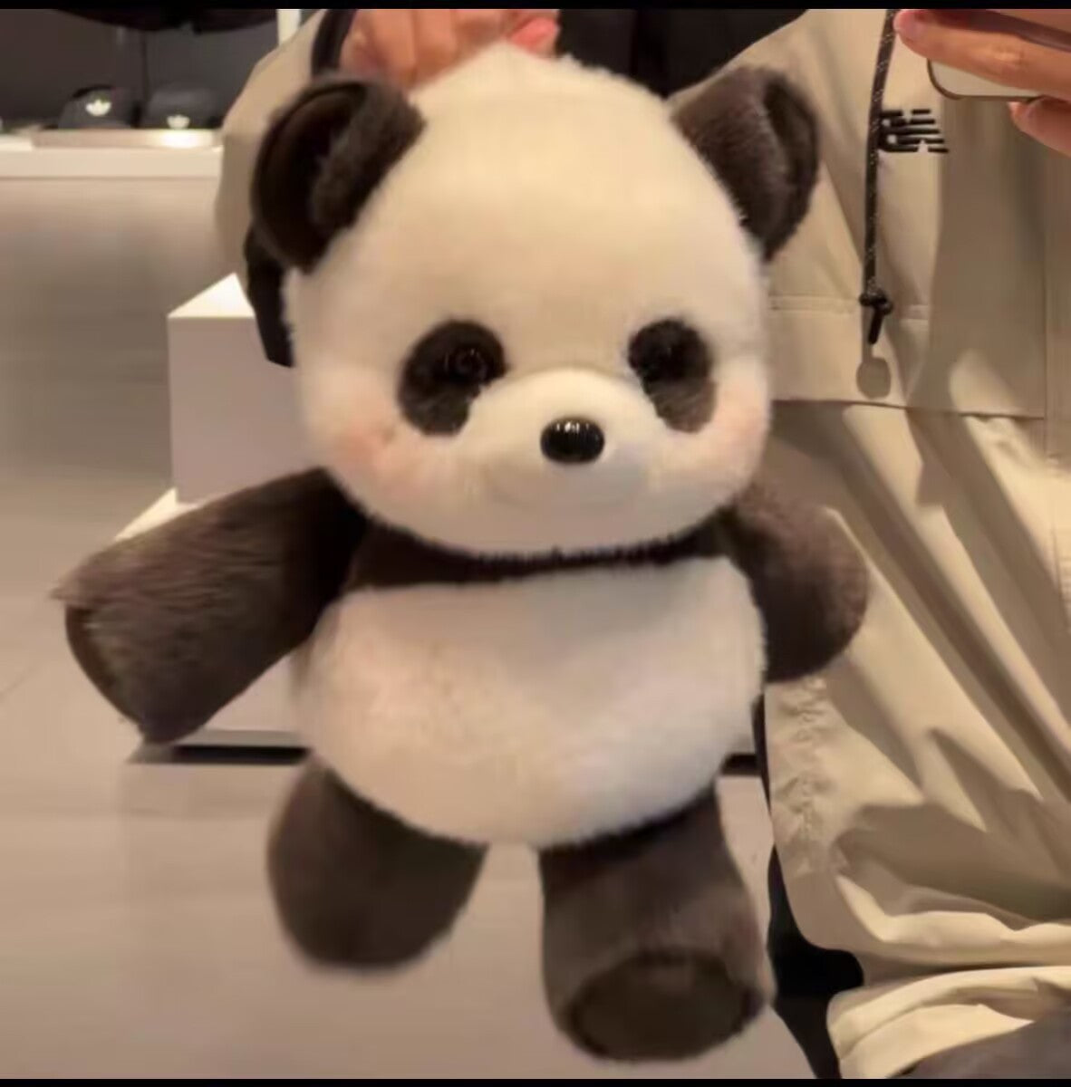 Cute Running Panda Plush Toy