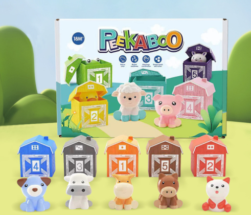 Paired Toy Count Hand Puppet Rainbow Assembly Toys