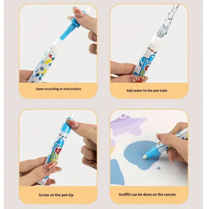 Magical water canvas toy