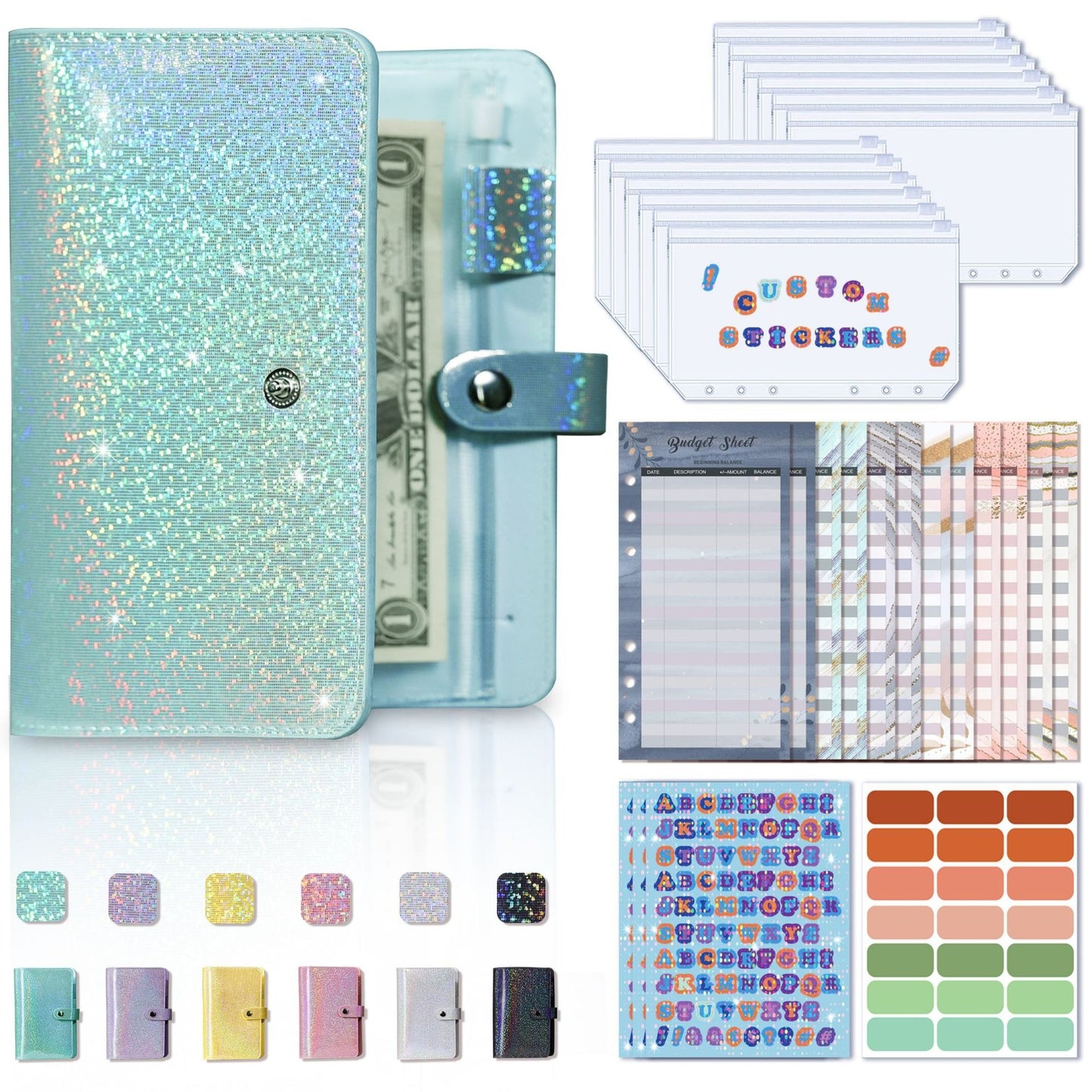 Full of Stars A6 Loose-Leaf Bookkeeping Notebook