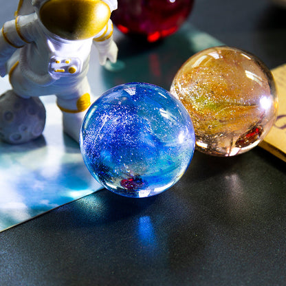 glowing crystal balls