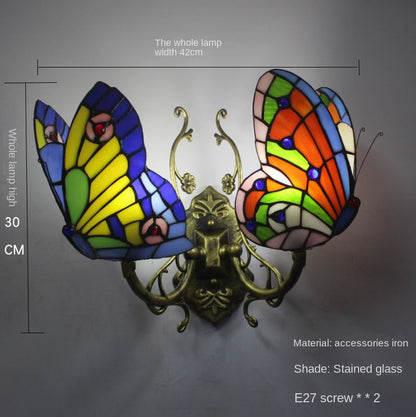 European and American Style Butterfly Corridor Wall Lamp