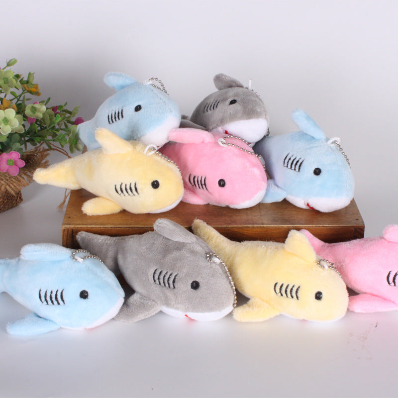 Shark Plush Doll Pendant Key chain