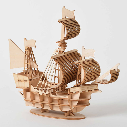 WoodCraft™ 3D Laser‑Cut Model Kit