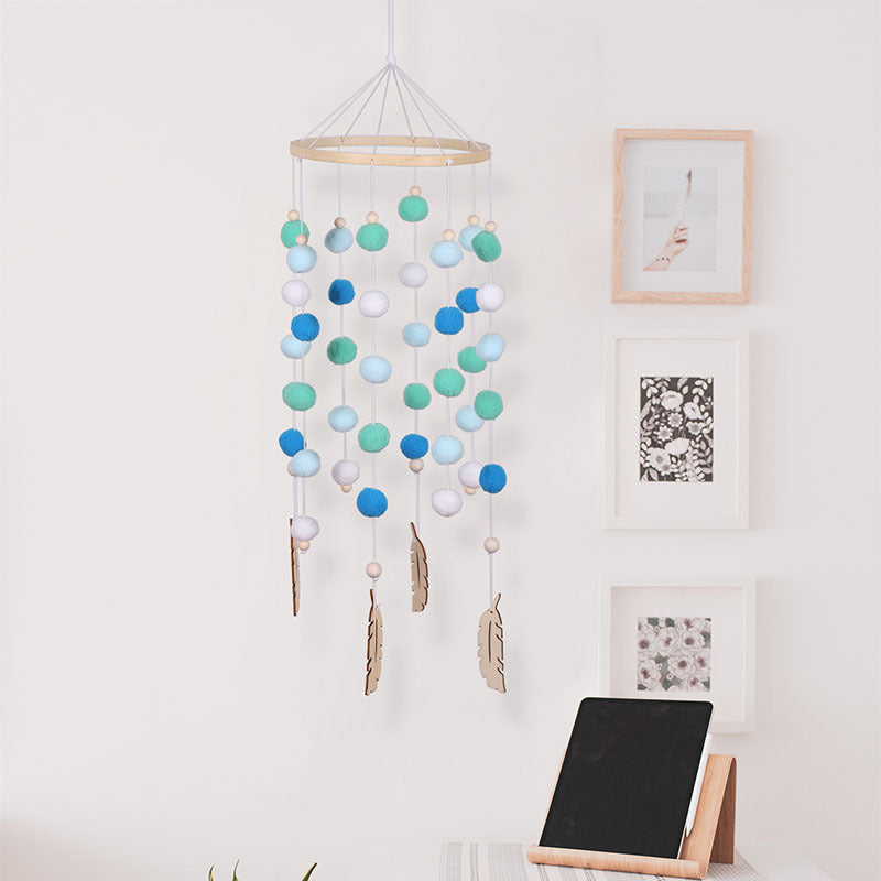 Round Rainbow Ball Wind Chimes