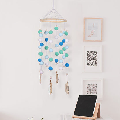 Round Rainbow Ball Wind Chimes