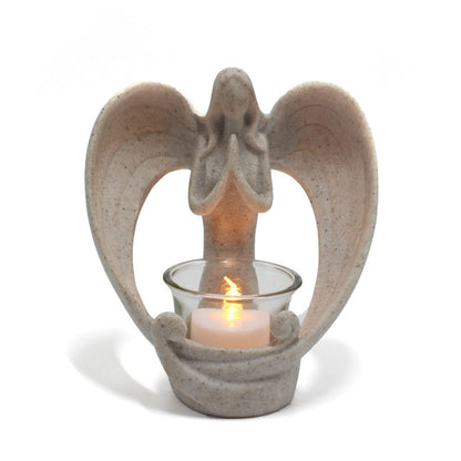 Resin Angel Candlestick