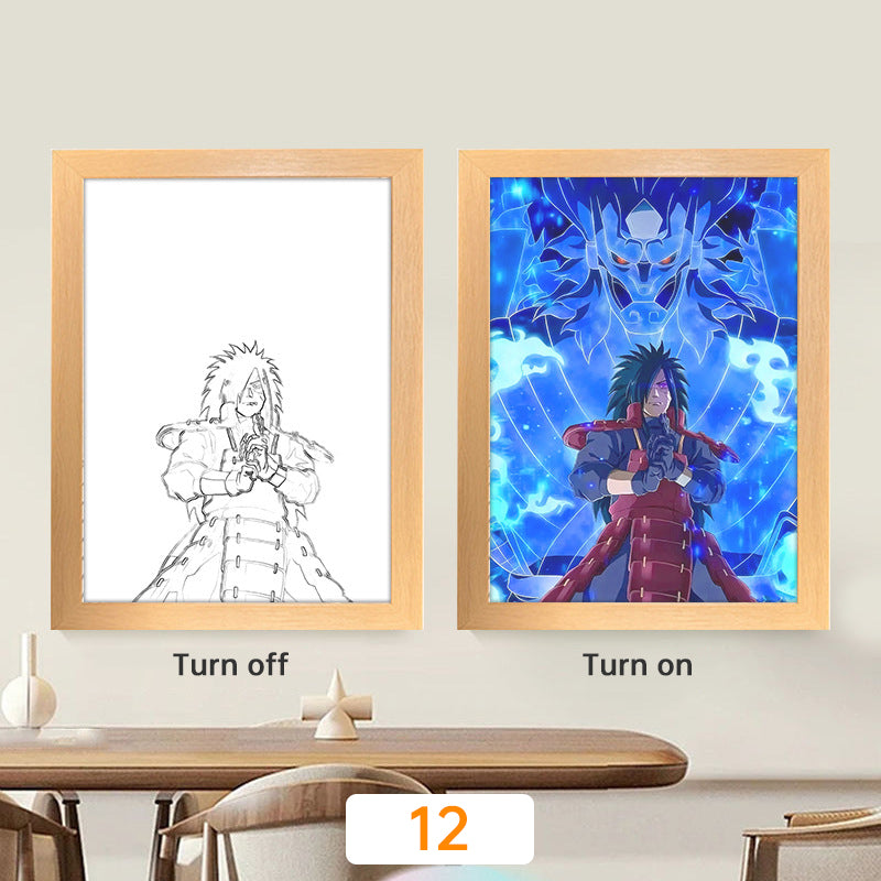 Anime Light Painting Moon Lamp