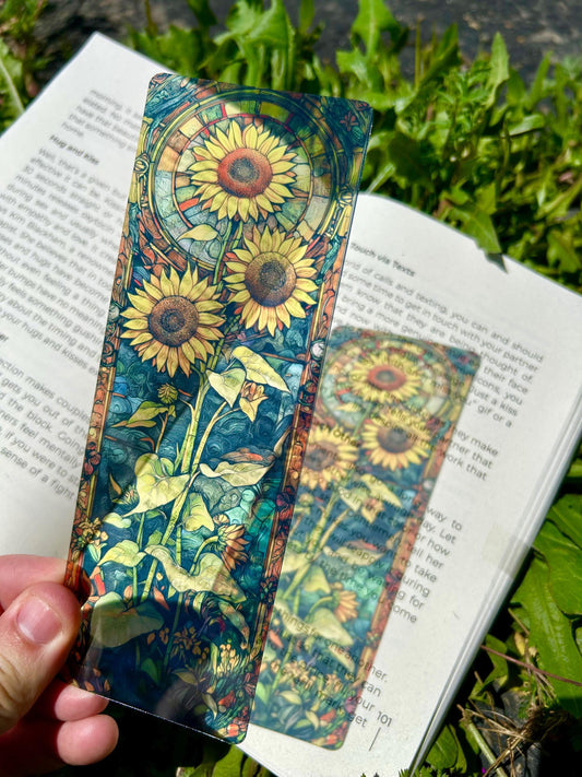 Hippie Chic Sunflower Bookmark