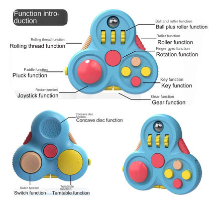 Fidget Pad Stress Relief Handheld Gyroscope