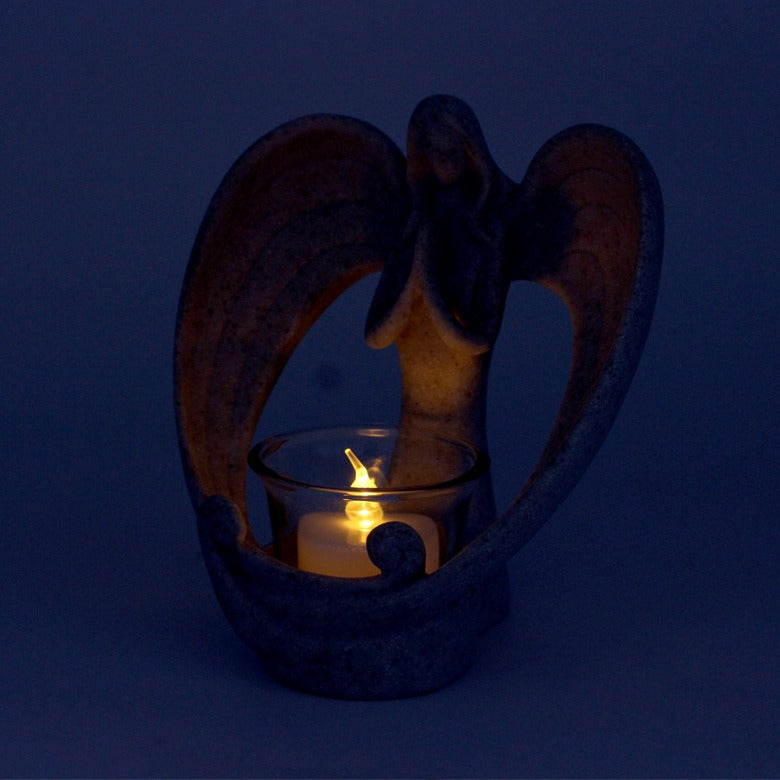 Resin Angel Candlestick