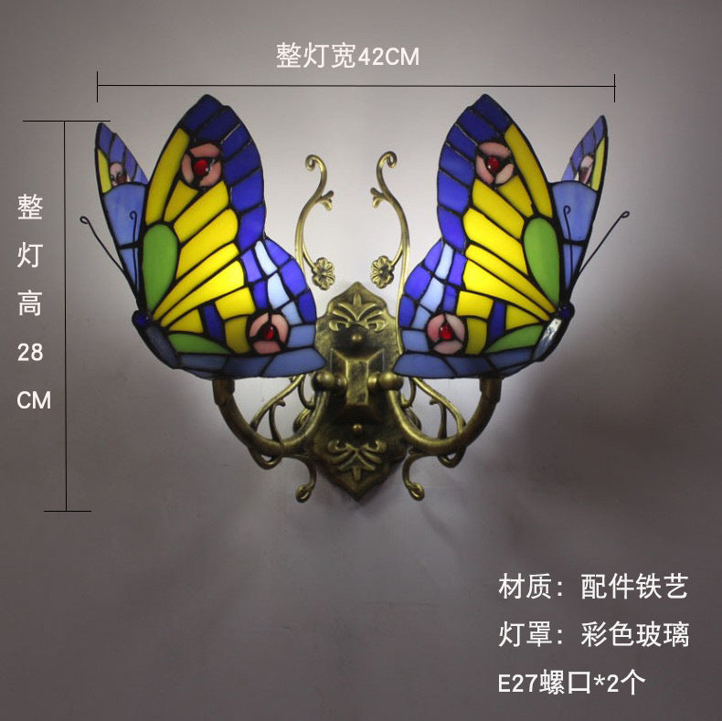 European and American Style Butterfly Corridor Wall Lamp