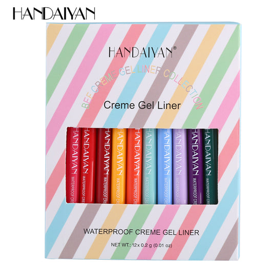 HANDAIYAN 12 Matte Colored Eyeliner Pens