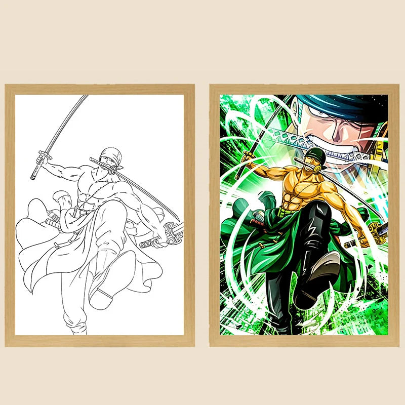 One Piece Creative Photo Frame Night Light