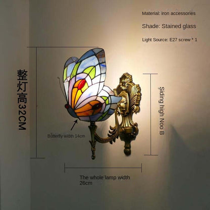 European and American Style Butterfly Corridor Wall Lamp