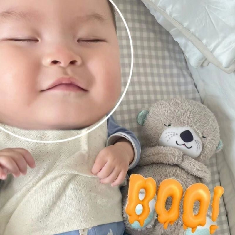 otter breathing toy doll