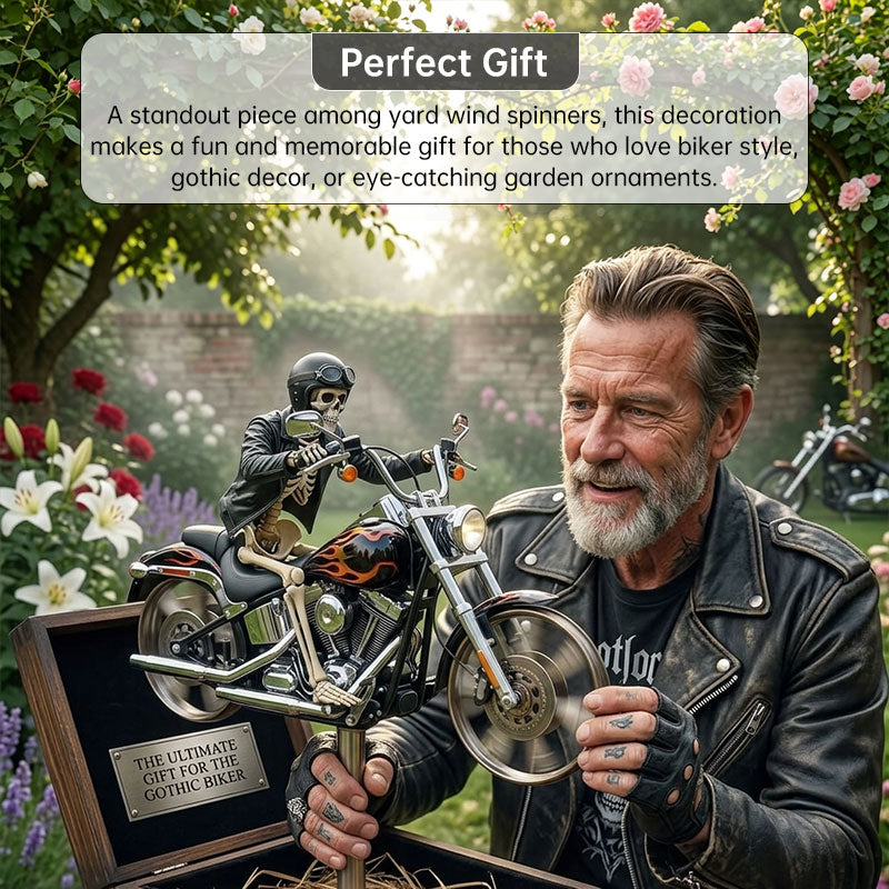 Motorcycle Wind Spinner Metal Decorative