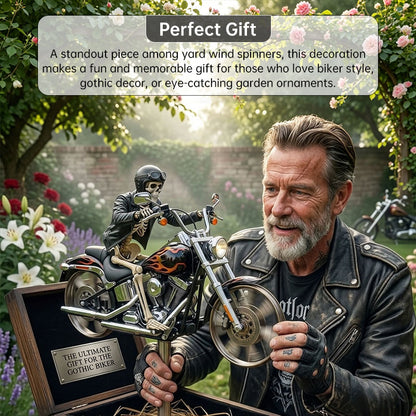 Motorcycle Wind Spinner Metal Decorative