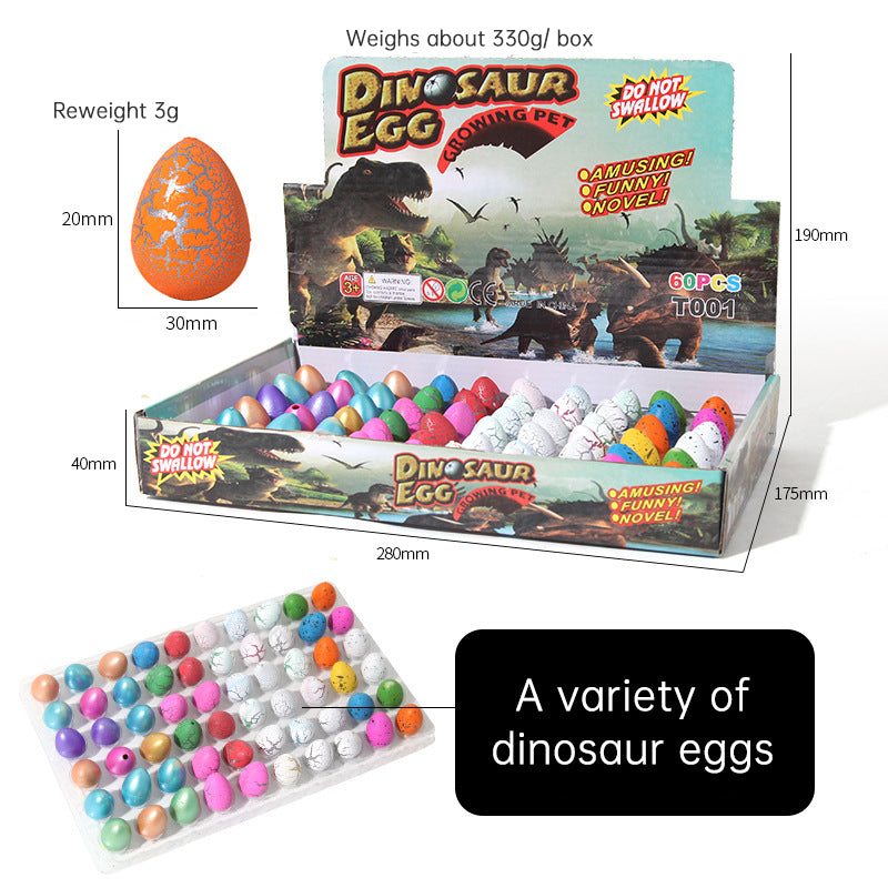 Dinosaur expand hatching small toys