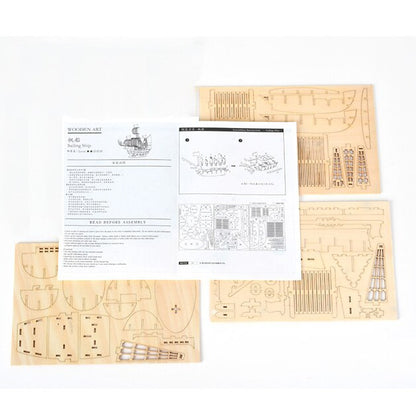 WoodCraft™ 3D Laser‑Cut Model Kit