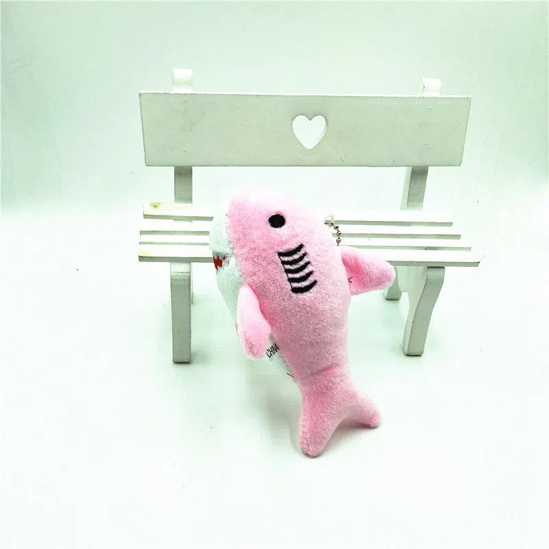 Shark Plush Doll Pendant Key chain