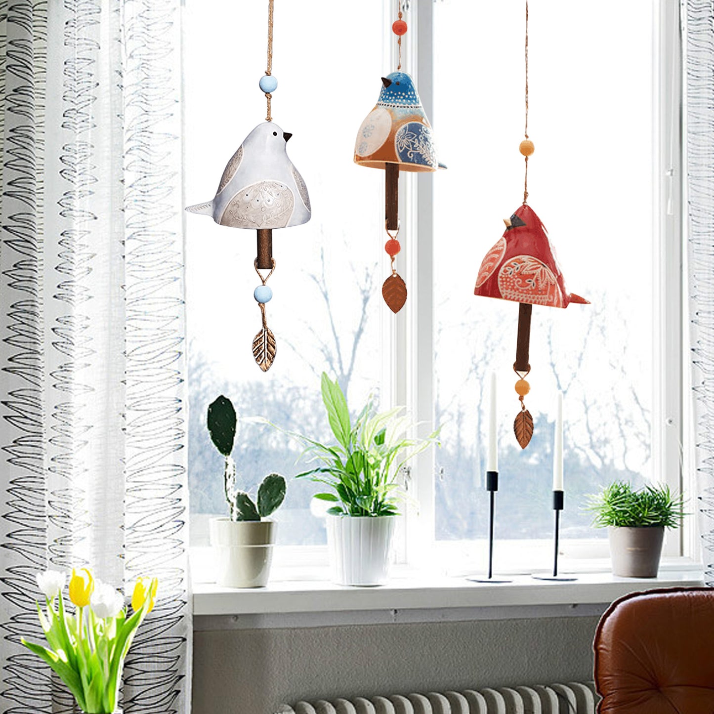 BIRD SONG BELL Resin Handicraft Wind Chime