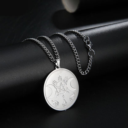 New Ancient Symbol Stainless Steel Necklace