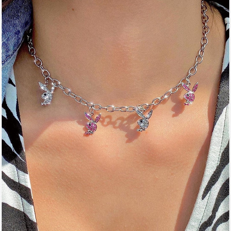 New Ins Hip-hop Stainless Steel Necklaces