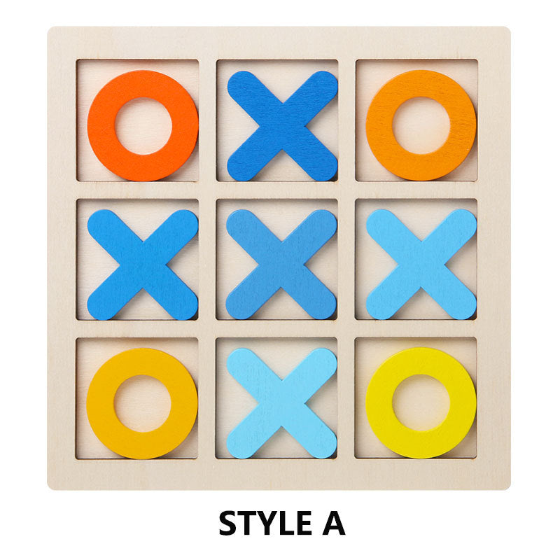 Wooden tic-tac-toe Toy Gift