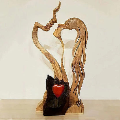Lovers Wooden Decoration