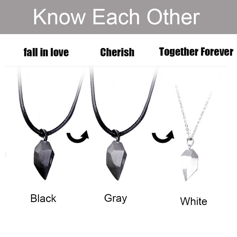 2Pcs Magnetic Couple Necklace