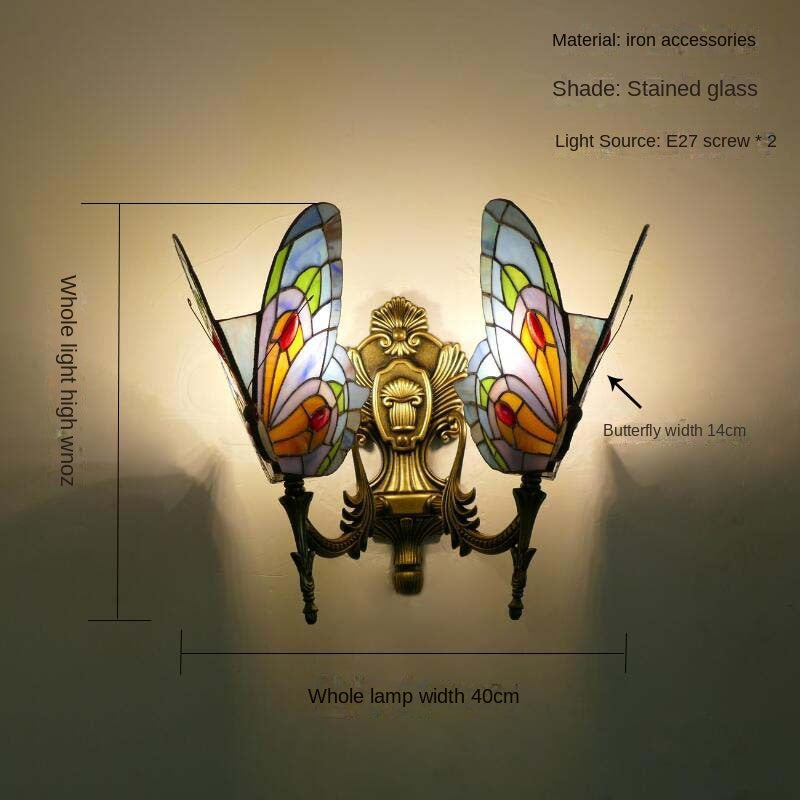 European and American Style Butterfly Corridor Wall Lamp