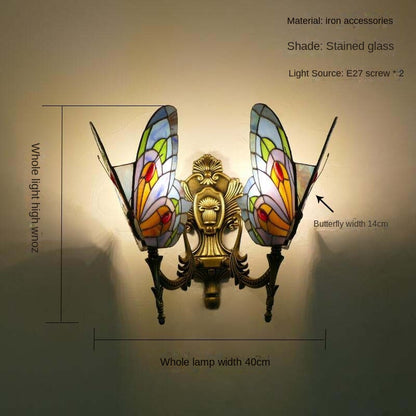 European and American Style Butterfly Corridor Wall Lamp