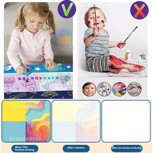 Magical water canvas toy