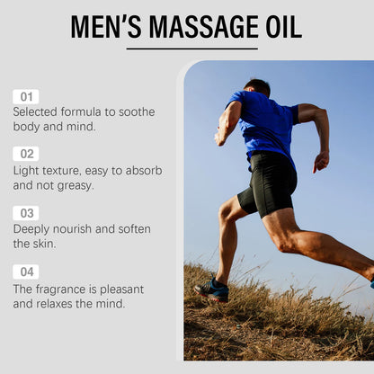 North Moon Men's Massage Oil