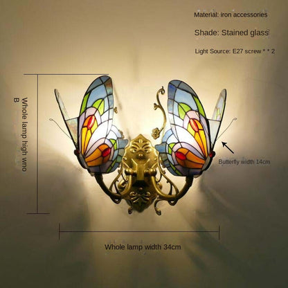 European and American Style Butterfly Corridor Wall Lamp
