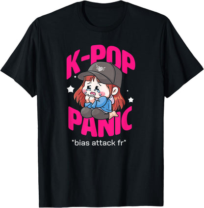 Handcrafted Bias Attack K Pop Stan T-Shirt - Streetwear Style Unisex