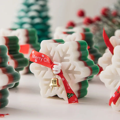 New Christmas Snowflake Aromatherapy Candle Hand-Made