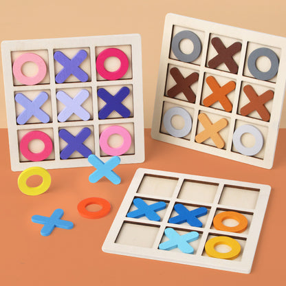 Wooden tic-tac-toe Toy Gift