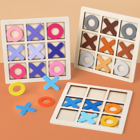 Wooden tic-tac-toe Toy Gift