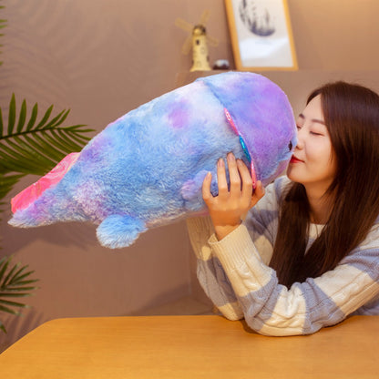 New Cute Rainbow Plush Salamander