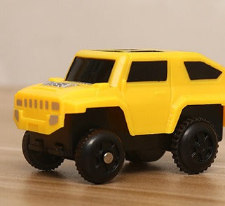 Electric toy track car